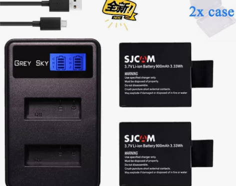 山狗SJCAM SJ4000电池，充电器。全新锂电池 SJC...