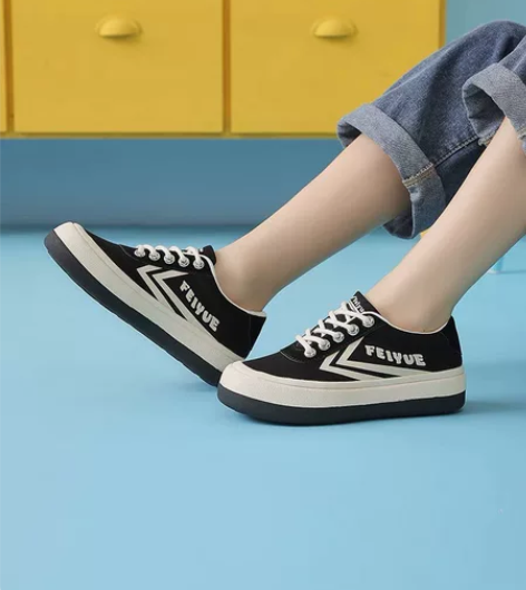 大孚飞跃厚底面包鞋帆布鞋 淘宝官方旗舰店入...