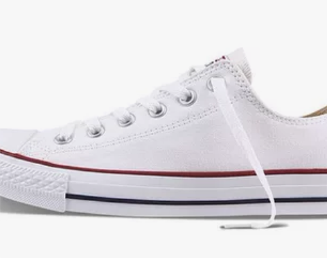 ?匡威帆布鞋 男女经典常青款底帮 白色低帮...