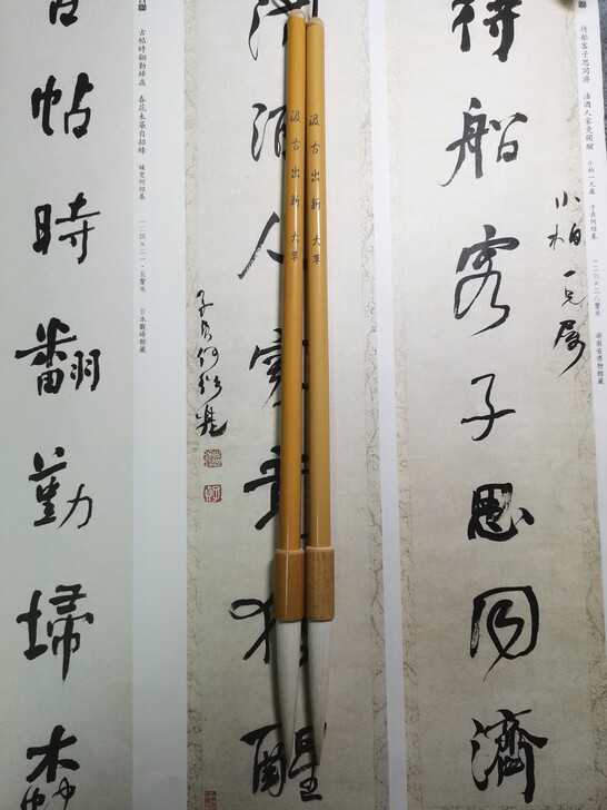 汲古出新  大草，羊毫毛笔