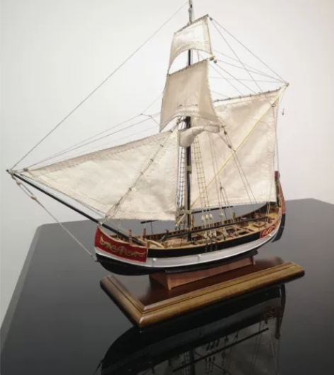 全手工制作实木船模,马尔马拉号贸易模型。马...