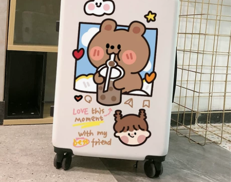 行李箱ins网红万向轮小型拉杆箱20寸可爱...