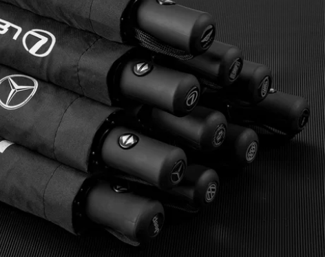 奔驰宝马奥迪保时捷4S专用原装全自动车标伞