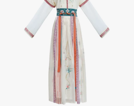 全新 七月夕 青玄 坦领汉服正品原创夏季仙...