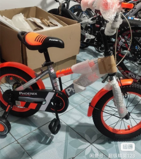 凤凰14寸儿童自行车一台， 适合3－4岁孩...