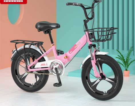 凤凰儿童自行车女孩单车6-7-8-10-12-15岁小学生中...
