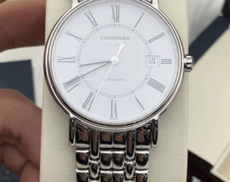 正品闲置二手9成新 浪琴手表男款 白盘罗马...