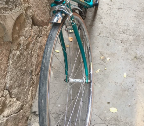 阿米尼老钢架公路自行车 复古自行车 90年...