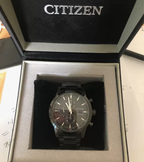 citizen时间廊男装手表光动能表，全新...