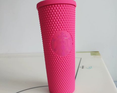 星巴克爆款榴莲杯钻石切面菠萝杯超大容量71...