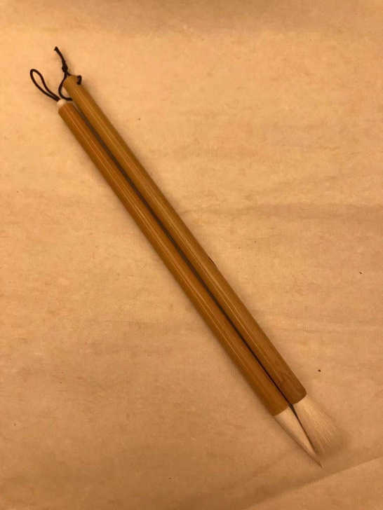 品名：纯羊毫毛笔2支