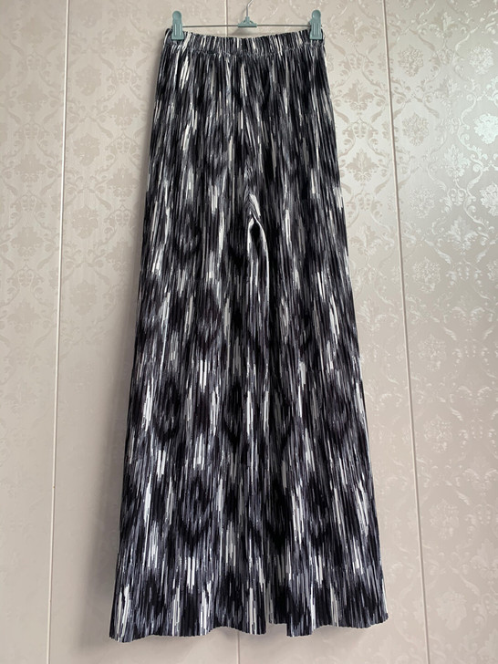 全新水波纹高腰阔腿裤