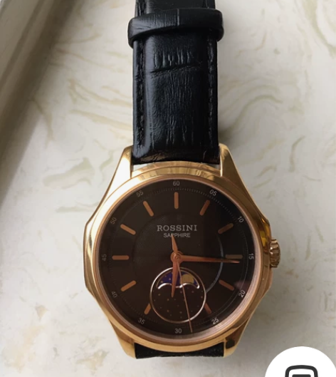 罗西尼休闲男士手表，99新，专柜购买，保证...