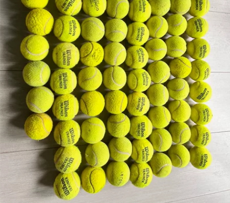 微尔逊网球和各种练习网球,8成新,,共86...