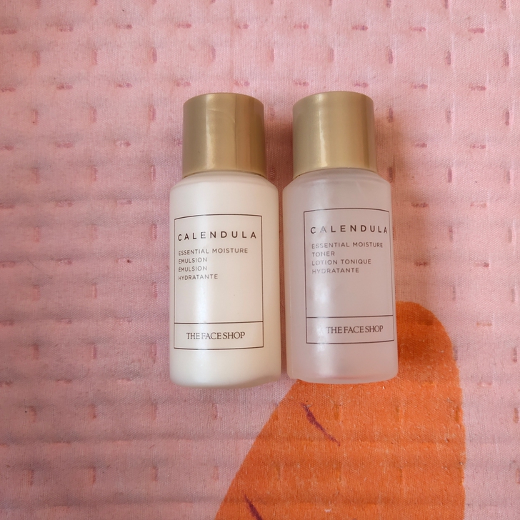 菲诗小铺金盏花敏感肌水乳护肤品套装学生补水...