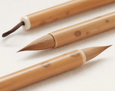 仿唐笔 狼紫兼毫雀头小楷行书毛笔 超级好写...