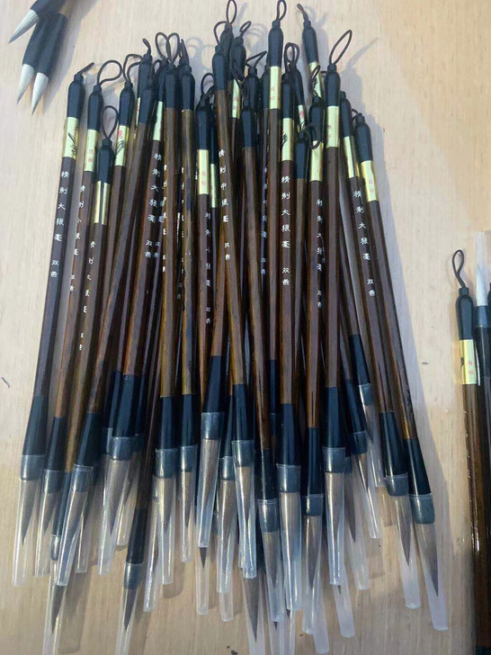 毛笔 兼毫 羊毫 白云毛笔  大中小号任选