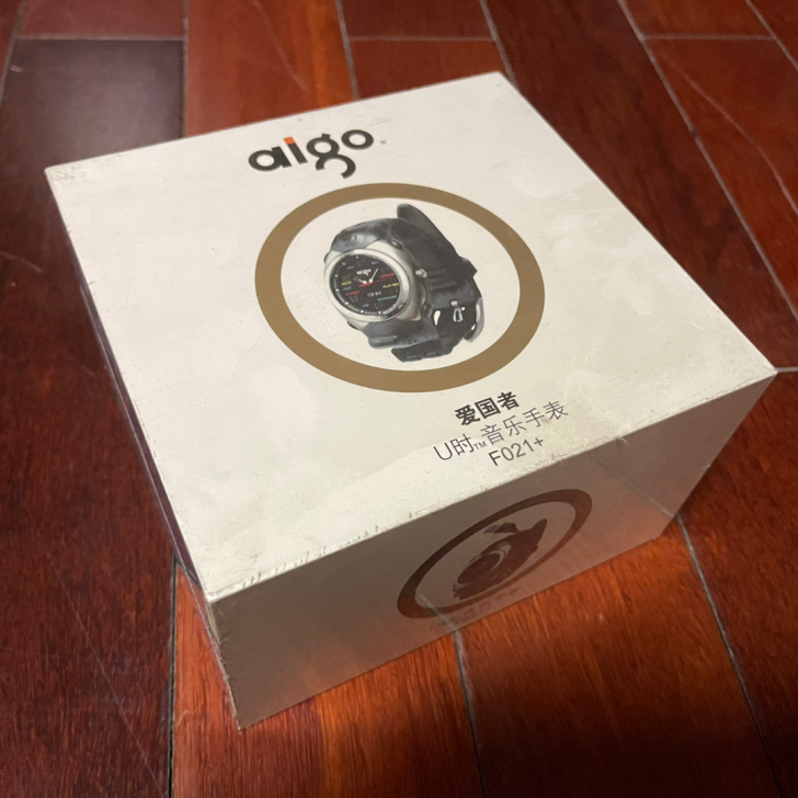 爱国者F021+音乐手表  可导入歌曲插耳...