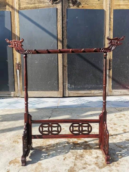 精品毛笔架 笔架 红酸枝笔架全新  笔挂品...