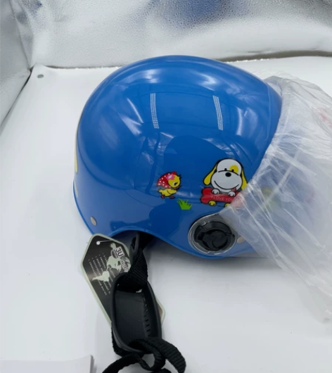 儿童头盔男孩女孩电动车夏季款卡通电瓶车安全...