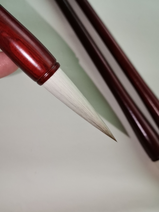 老技师纯手工制作的精兼毫毛笔， 欧体颜体隶...