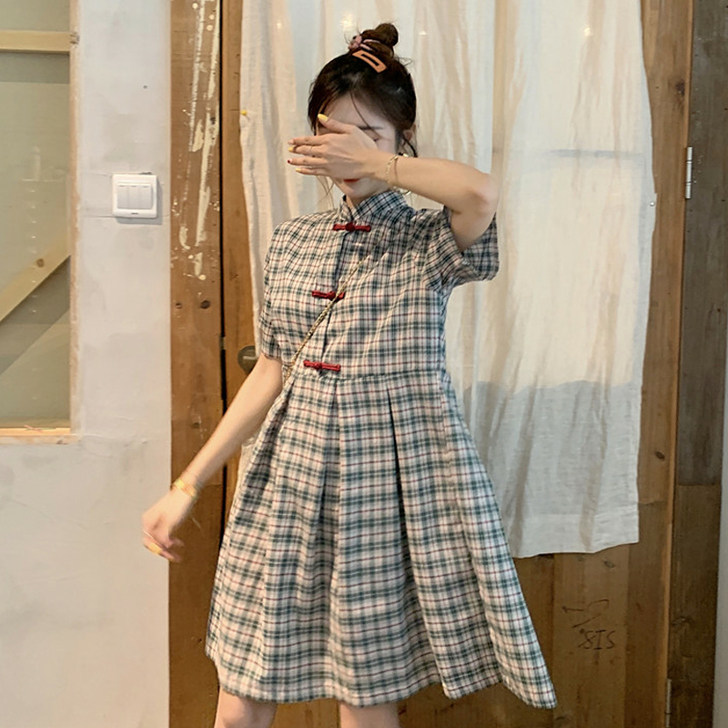 裙子2020夏装新款仙女超仙森系复古中国风...