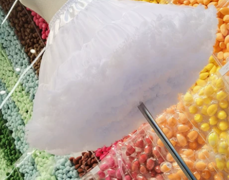 云朵撑日常洛丽塔无骨软纱暴力半身裙蓬蓬棉花...