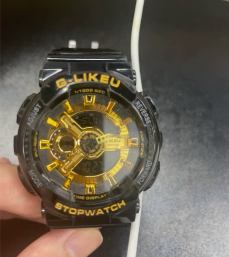 卡西欧手表平替款～G-LIKEU手表～黑金...