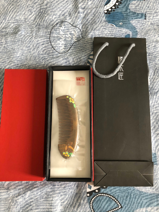 檀香木女小谭木匠同款木梳