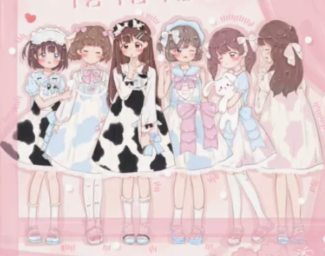 全款预售塔塔塔原创正版奶牛纹印花小奶糕lo...