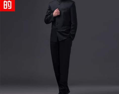 亲爱的 民国服装中山装套装男装五四青年装唐...