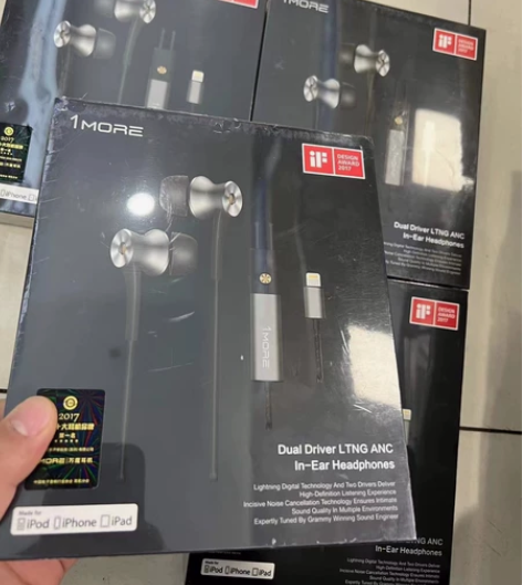 万魔E1004高端HiFi降噪耳机,苹果插...