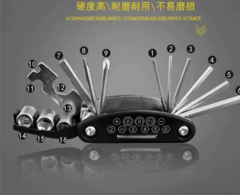 便携折叠随身小工具家用万能螺丝刀套装多功能...