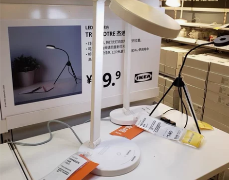 温馨宜家IKEA卡拉根LED工作灯学习台灯...