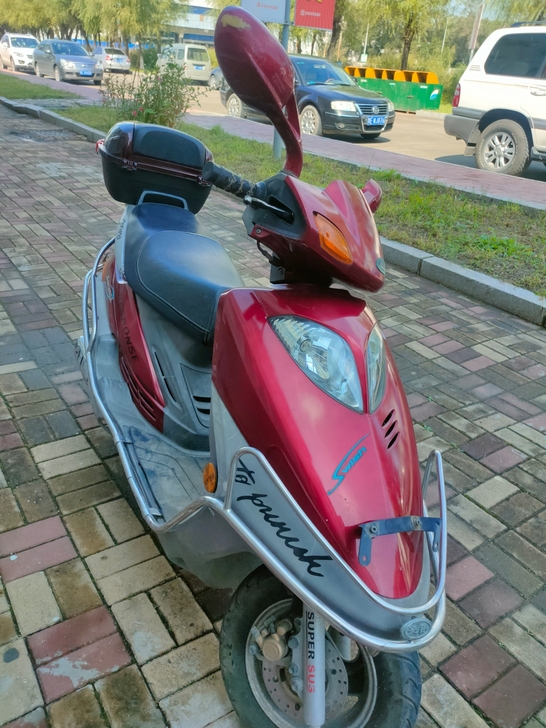 豪爵悦星125自己代步工具不是外卖车，骑少...