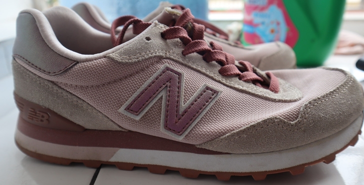 新百伦复古跑鞋 桃粉 NB515系列