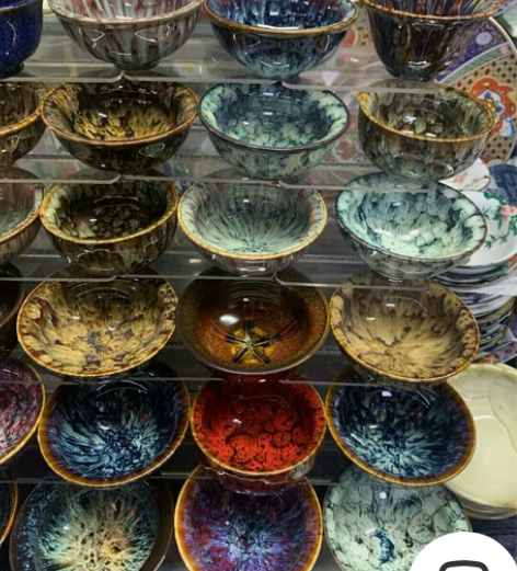 全新 茶馆不开了，剩一些陶瓷窑变单杯建盏杯...