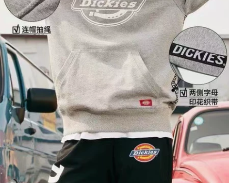 Dickies大logo印花春装新款卫衣 ...