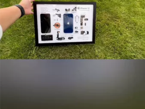 苹果12 DIY 亲自把自己的手机进行了拆...