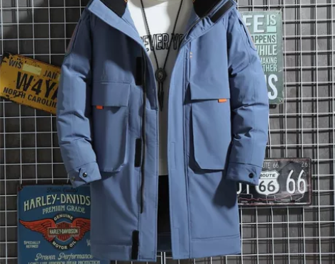 海澜之家羽绒服男士冬季新款短款款连帽宽松休...