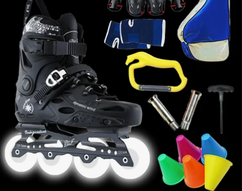 真正好溜冰鞋成人直排轮单排轮滑鞋女男初学旱...