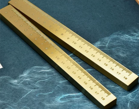 镇尺镇纸大号纯黄铜镇纸定制刻字文房四宝压书法
