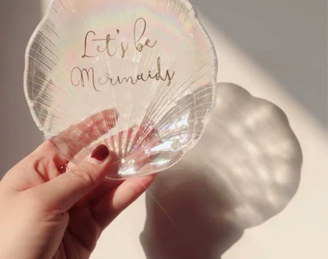 ins网红摆拍道具 幻彩金字贝壳美甲调色盘...