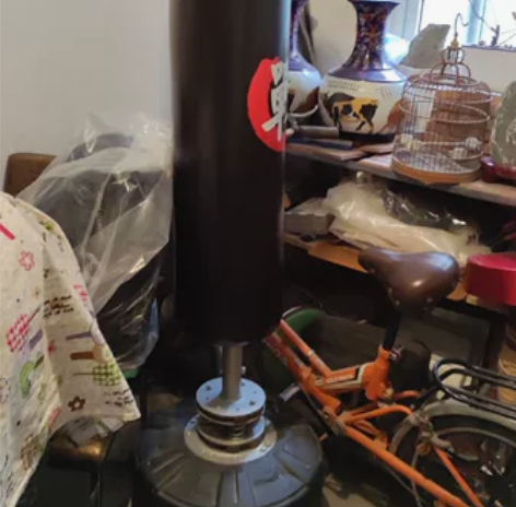 拳击沙袋一个，底座含沙，济南自提，有点沉，...