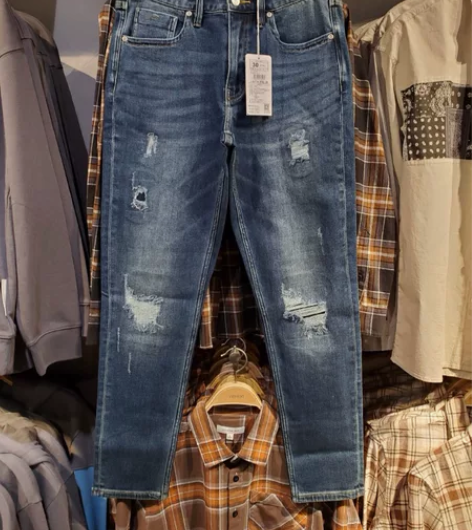 男士牛仔裤秋冬新款/以纯Yishion男装...