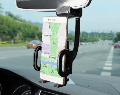 车载手机架出风口卡扣式汽车手机座后视镜手机...