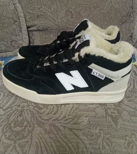 全新纯皮加毛新百伦品牌棉鞋42码，鞋店样品...