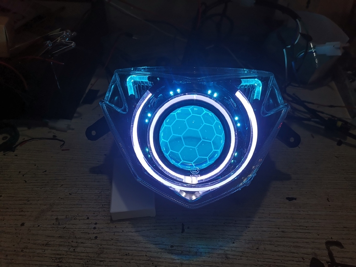 微阳飞鹰鬼火总成改装战速鬼火电摩改装海拉5...