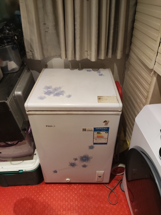 海尔103升冰柜闲置出售，需要自提，自提