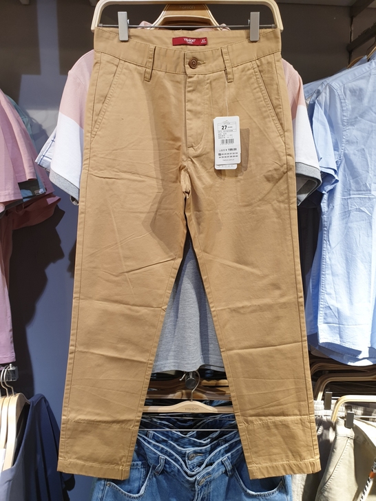 夏秋款！YISHION以纯男士休闲九分裤2...